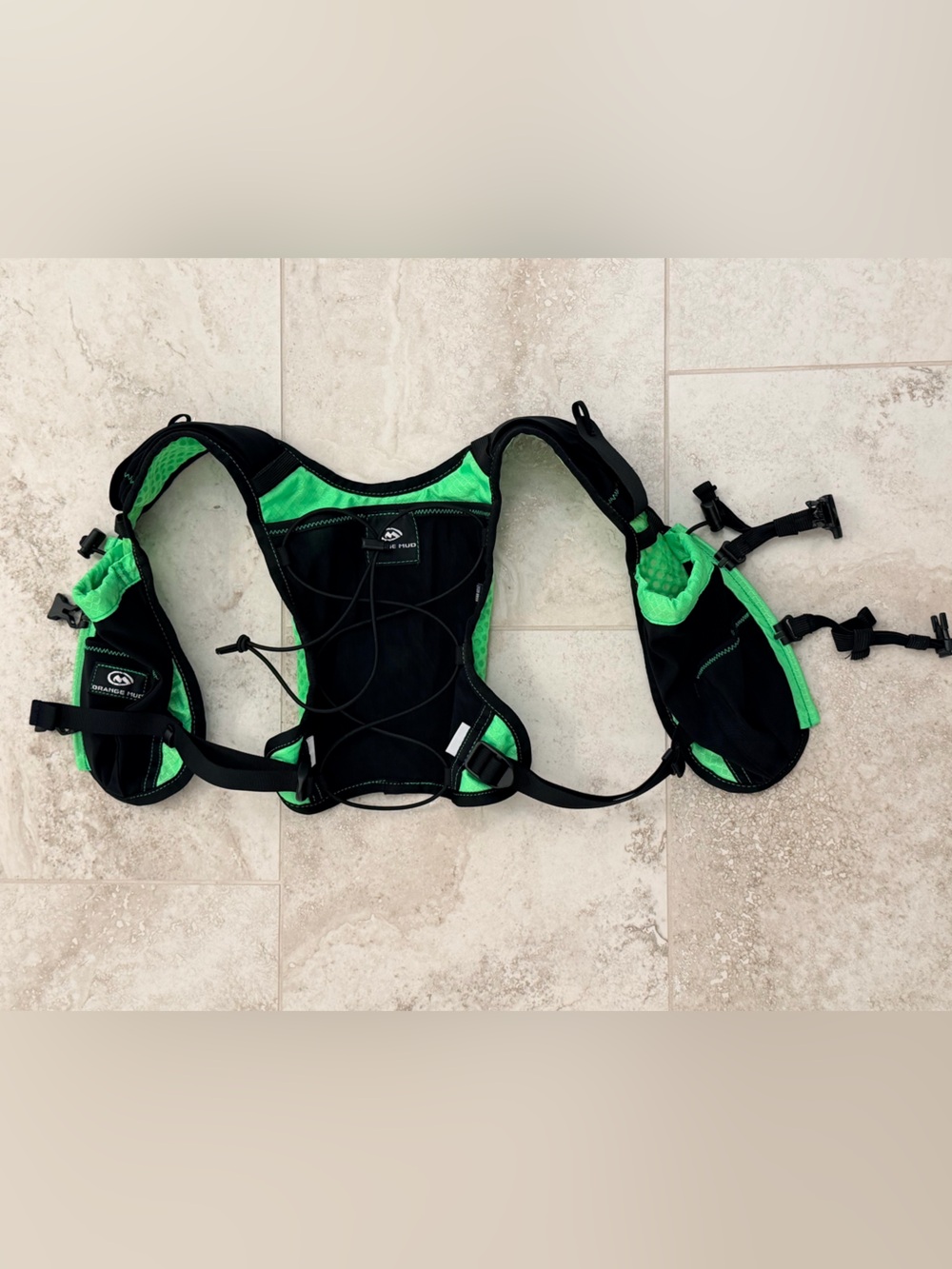 Orange Mud Hydration Vest in Neon Green and Black - Unisex - S/M - Picture 4 of 5